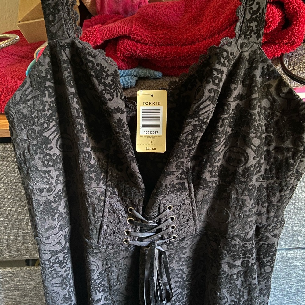 Torrid Nightmare Before Christmas Corset Dress